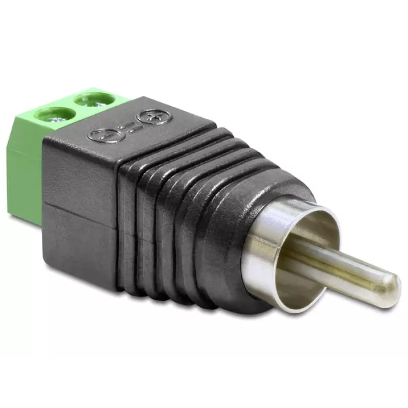 RCA-Adapter DeLOCK 65417 Schwarz Grün Silber