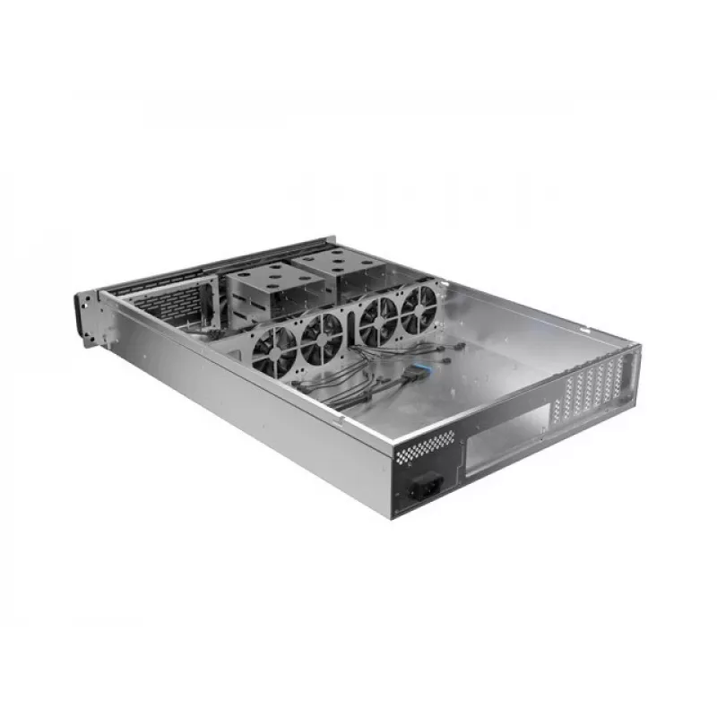 Rack-Chassis Lanberg SC01-6502-12B 2U Schwarz 7 Lüfter