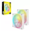 Lüfter Corsair CO-9051032-WW 14 cm 2 Stk. 2000 RPM Weiß