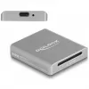 DeLOCK 91006 Kartenleser Grau SD USB Typ-C 10000 Mbit/s
