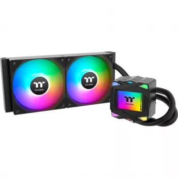 Thermaltake LA240 ARGB Mainboard-Flüssigkeitskühlsatz 12 cm Schwarz 1 Stk.