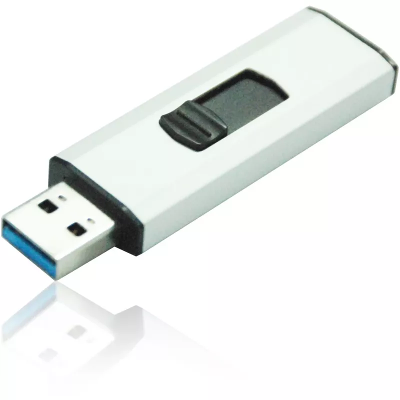 MediaRange - USB-Flash-Laufwerk - 256 GB - USB 3.0 - Schwarz, Silber (MR919)