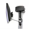 Ergotron LX HD Wandhalterung Swing Arm - Montageset (Schwenkarm, Drehknopf) für TV (Neigung und Schwenkung) - Aluminium - Bildschirmgröße: bis 106,7 cm (bis 106,70 cm (42)) - Montagezubehör