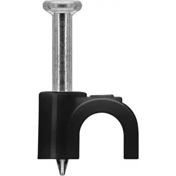 Goobay Kabelclip 4 mm, schwarz (64677)