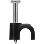 Goobay Kabelclip 4 mm, schwarz (64677)