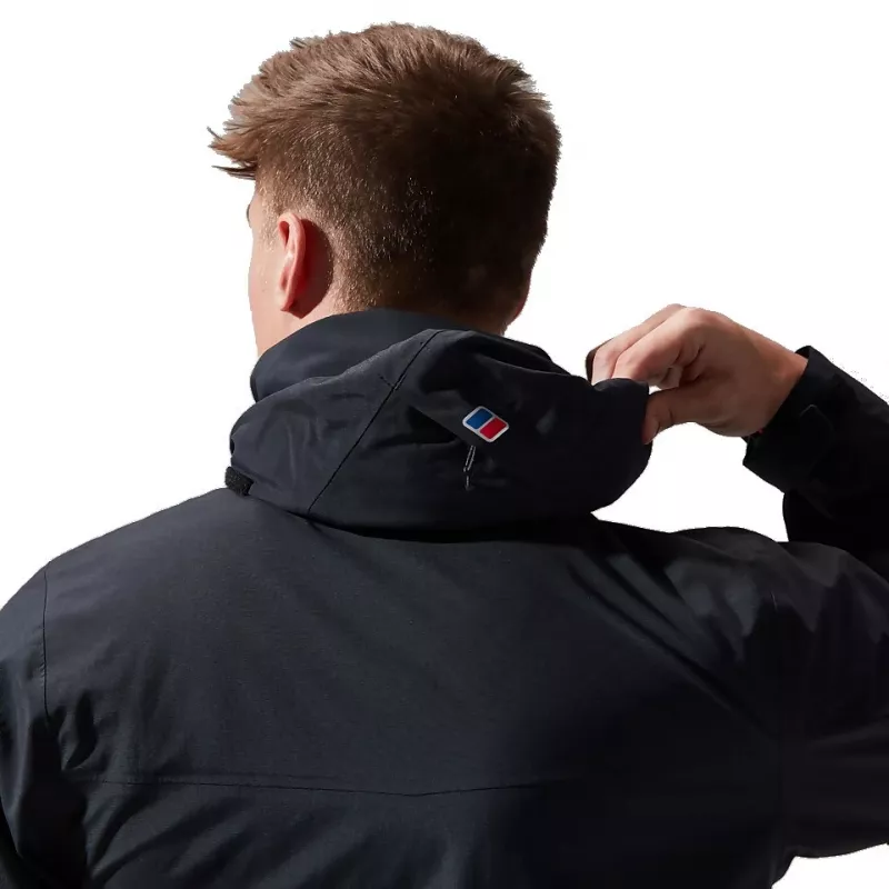 Jackenset Berghaus Deluge Pro 3.0 M + Hillwalker IA Shell M — wasserdichte Herren-Außenschicht, schwarz