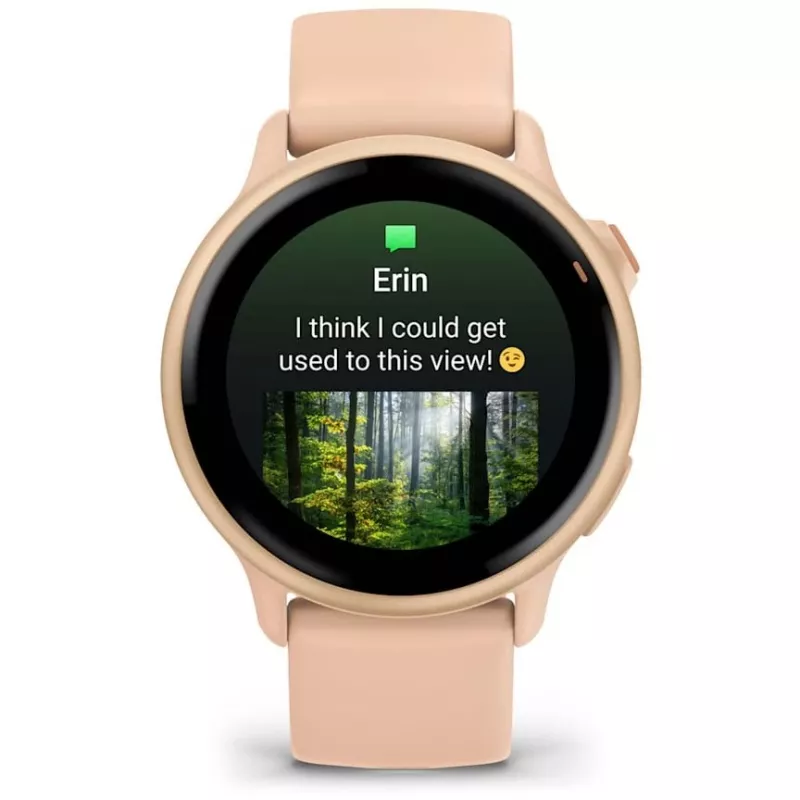Garmin vívoactive 6 3,05 cm (1,2) AMOLED 42 mm Digital 390 x 390 Pixel Touchscreen Pink Wi-Fi GPS (Satellit)