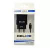 Reiseladegerät Beline Beli0011 — 2×USB-Anschlüsse, microUSB-Kabel, 2A Ausgang, schwarz