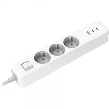 Mehrfachsteckdose Xiaomi BHR07UKEU — 3 AC-Ausgänge Typ F, 250 V, 1,4 m Kabel, weiß