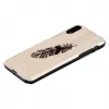 man and wood Smartphone-Hülle für iPhone XR, Indian Schwarz, schützende Hartschale