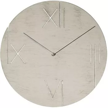 NeXtime Uhr 3104wi Galileo, Ø43 cm, Wand, Altweiß