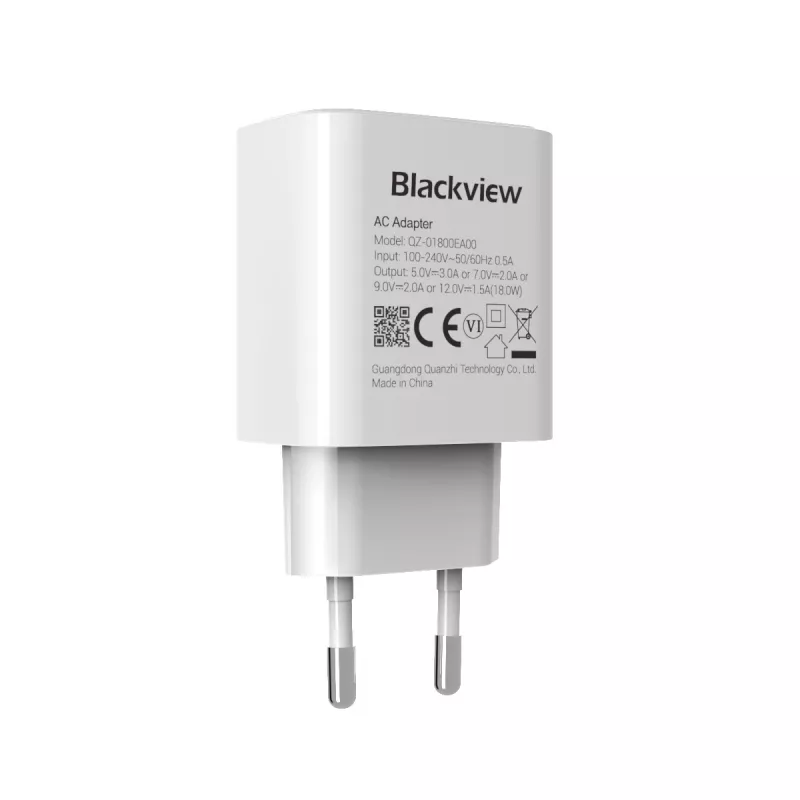 Ladegerät SchwarzVIEW CHAR-18W 18 W Leistungsabgabe — kompaktes USB-Wandladegerät für Mobilgeräte