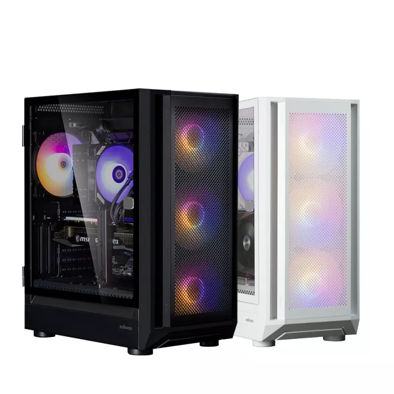 Computergehäuse Zalman i6 Schwarz, ATX, schwarz