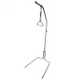 Bettseitiger Mast MDH LIFT ROUND POLE höhenverstellbar — Stahl, hellgrau, bodenmontiert, Breite 73 cm, Tiefe 71 cm, Höhe 196 mm