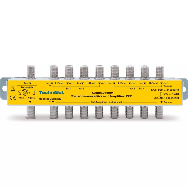 Zwischenverstärker TECHNISAT 17Z silber Modell 0000/3269