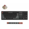 Mechanische Full-Size (100%) Tastatur Keychron V6 Ultra 8K — QWERTY, Bluetooth, RGB-LED, Schwarz