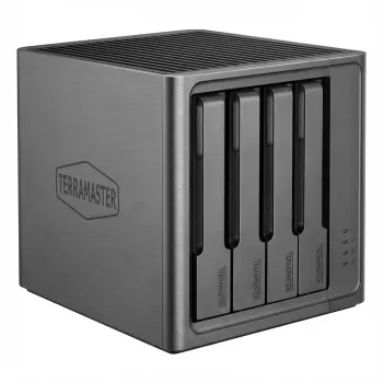 NAS TERRAMASTER F4 SSD Quad-Core 8GB DDR5 4-Bay-NAS für SSDs