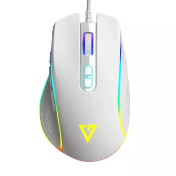 Kabelgebundene optische Maus MODECOM Volcano Veles (weiß) — Modell M-MC-VELES-200