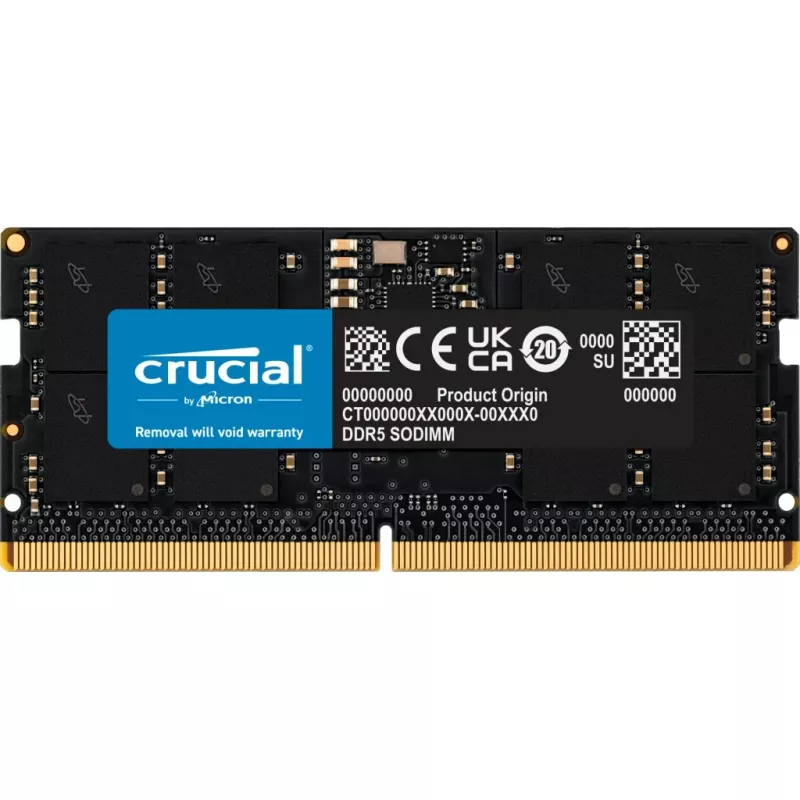Crucial CT24G56C46S5 DDR5-5600 24 GB SO-DIMM Arbeitsspeicher, CL46