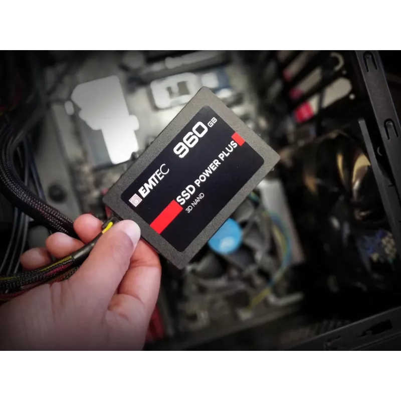 Emtec X150 Power Plus - SSD - 2 TB - intern - 6,4 cm (2,5 inch) - SATA 6Gb/s (ECSSD2TX150)