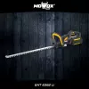 Akku-Heckenschere MoWox EHT 6362 Li — handgehalten, drehbarer Griff, batteriebetrieben