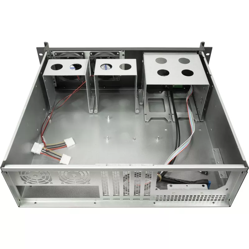 Server-Rack Inter-Tech 3U-K-340L Schwarz ATX 60mm Lüfter