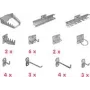 Werkzeughalter-Set Aerotec 20142038, Maße L×B×H 190×200×75 mm