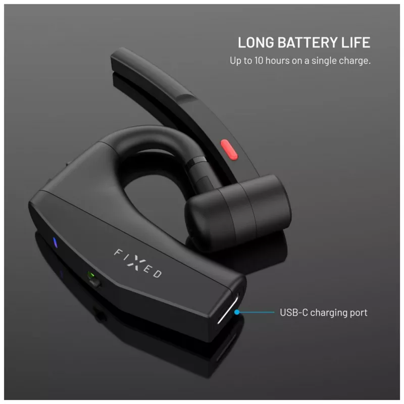Over-Ear-Kopfhörer FIXED Talk Pro Schwarz von FIXED — kabelgebundenes Headset für Anrufe und Musik