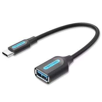 Vention USB 3.1 (Gen 1) C-Stecker auf A-Buchse OTG-Kabel 0,15 m Schwarz PVC-Typ