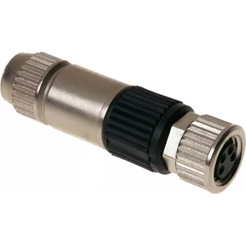 Harting 21 02 151 2405 Kabelverbinder M8-S Schwarz - Nickel (21 02 151 2405)