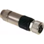 Harting 21 02 151 2405 Kabelverbinder M8-S Schwarz - Nickel (21 02 151 2405)