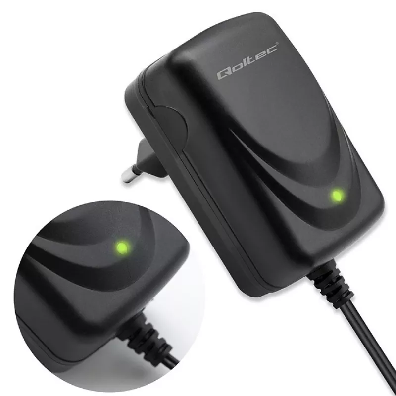 Batterieladegerät QOLTEC Charger AGM GEL STD 6V 1A für 6V Blei-Säure-Batterien, AGM und Gel