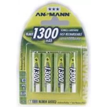 ANSMANN - Batterie AA-Typ NiMH (wiederaufladbar) 1300 mAh