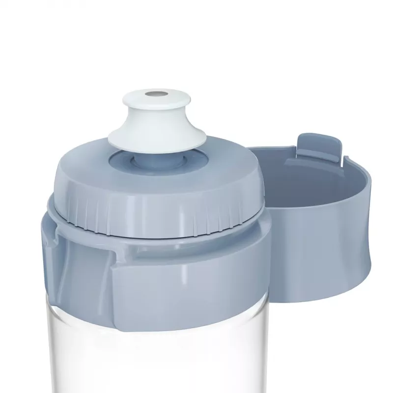 Filterflasche BRITA Vital Pastelblau 600 ml mit 2 MicroDisc-Filtern, BPA-frei, spülmaschinenfest