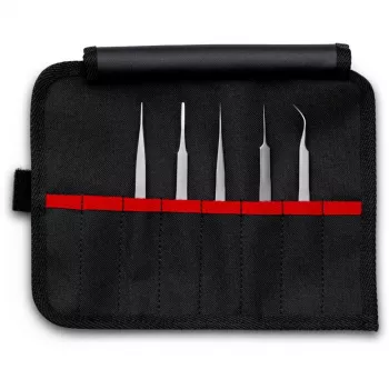 Pinzetten Knipex 92 00 02 Edelstahl spitz gebogen gerade