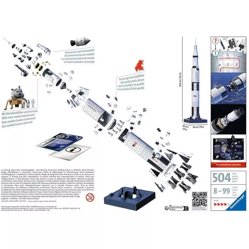 3D Puzzle Ravensburger 11545 440 Teile Empfohlenes Alter 8-99