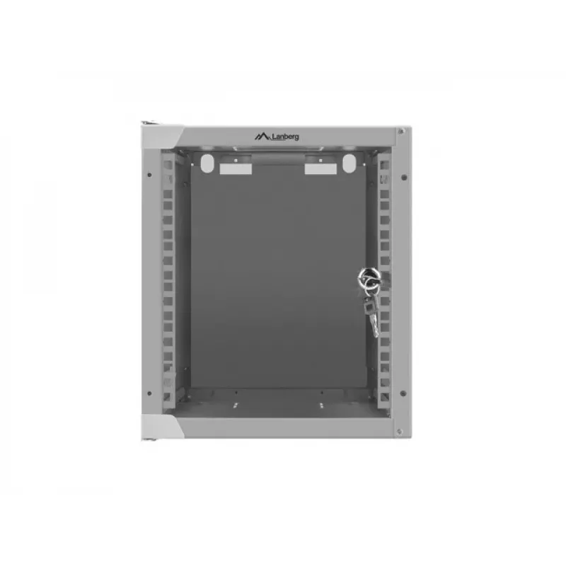 Wandmontage-Rack LANBERG WF10-2306-10S, 6U, 336×280×310 mm, grau, 20 kg