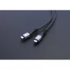 Manhattan Fast USB-C-zu-USB-C-Kabel (240 W), 1 m, 240-W-Laptop-Ladung + Hochgeschwindigkeitsdaten & -video, kompatibel mit allen Laptops (zusätzliches USB-C-240-W-Netzteil erforderlich), ultraschnelle Übertragung mit 40 Gbit/s, schwarz, 3 Jahre Garantie