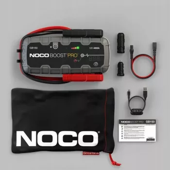 NOCO GB150 Boost 12V 3000A Jump Starter Starthilfegerät mit integrierter 12V/USB-Batterie