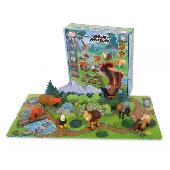 Magnetisches Mini-Tier-Set MALIK 62343 — Waldtiere magnetisches Spielzeugset für Kleinkinder