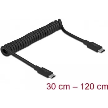USB-Kabel DeLOCK 85350 USB 3.2 Gen 2 1,2 m USB-C Schwarz