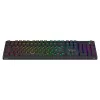 Gaming-Tastatur SAVIO STYX BROWN – mechanische Outemu Brown, QZERTY US International, RGB, USB, Full-Size 104 Tasten, schwarz