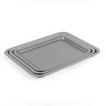 Backblech-Set Salter BW13674 – 3-teilige antihaftbeschichtete Backbleche
