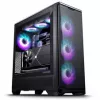 PHANTEKS Eclipse G400A PC-Gehäuse + Glacier M25 Gen2 AiO-Flüssigkeitskühlung - schwarz