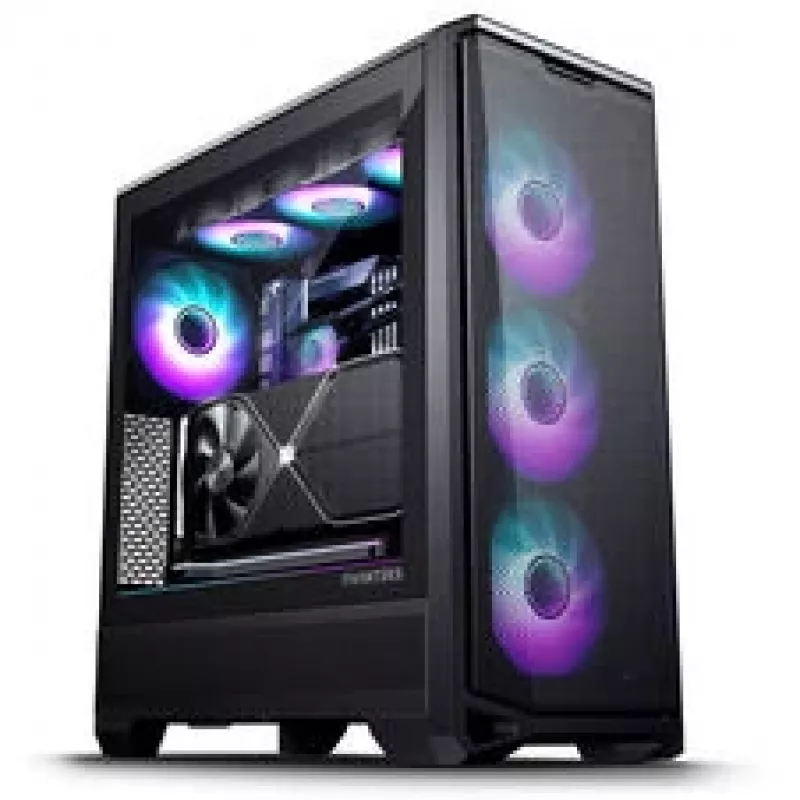 PHANTEKS Eclipse G400A PC-Gehäuse + Glacier M25 Gen2 AiO-Flüssigkeitskühlung - schwarz