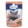 PREVITAL Nassfutter für Katzen Lachs in Soße 100 g Beutel — ausgewachsen, 9 % Protein, 5 % Fett, 82 % Feuchtigkeit