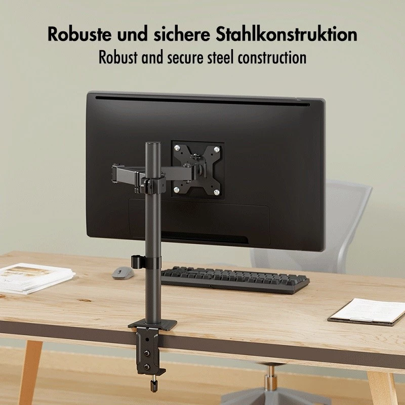 Monitorhalterung 17-32 Zoll, max. 10 kg, Stahl