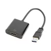 USB-Grafikadapter GEMBIRD A-USB3-HDMI-02, HDMI-Ausgang, bis zu 1920x1080, schwarz, 36 g