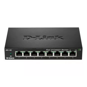 D-Link DES-108 Schwarz
