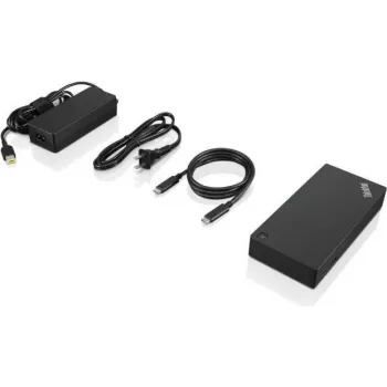 Lenovo 03X7609 Laptop Dock/Port-Replikator Kabelgebunden USB 3.2 Gen 2 (3.1 Gen 2) Typ-A Schwarz
